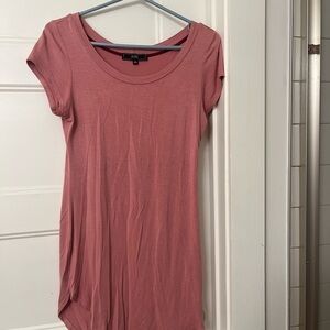 Zara Dusty Rose Short Sleeve Dress